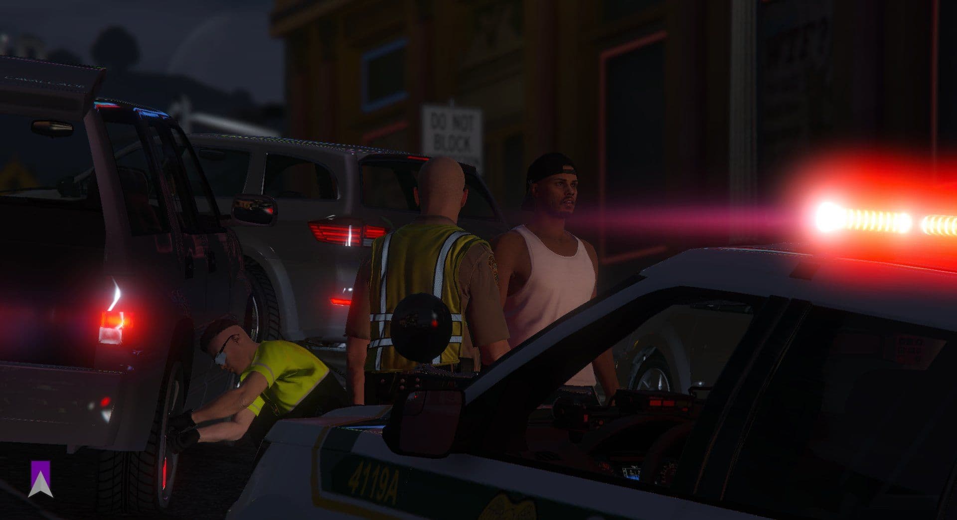 Just the usual night hustle