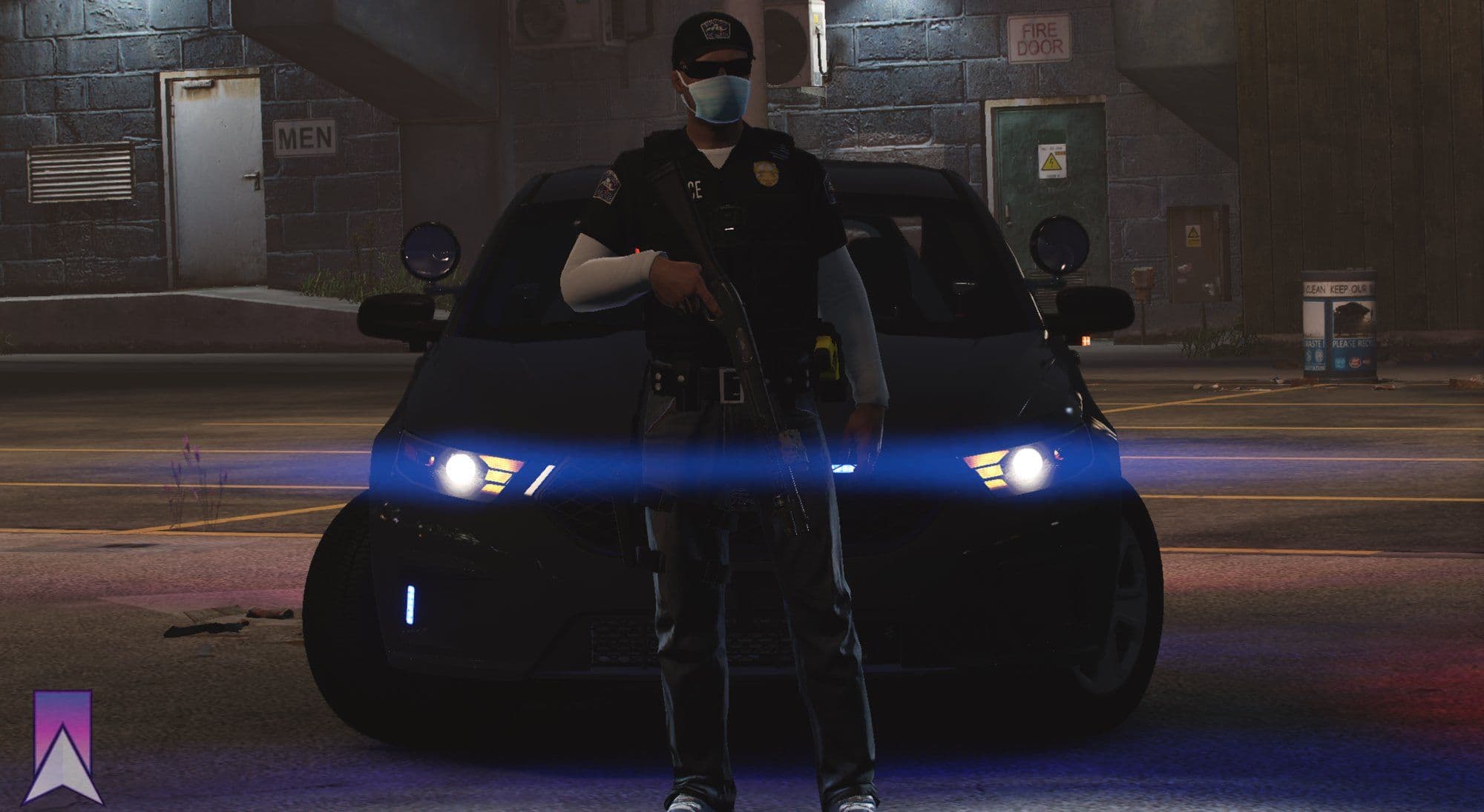 Gang Unit And His Patrol Car